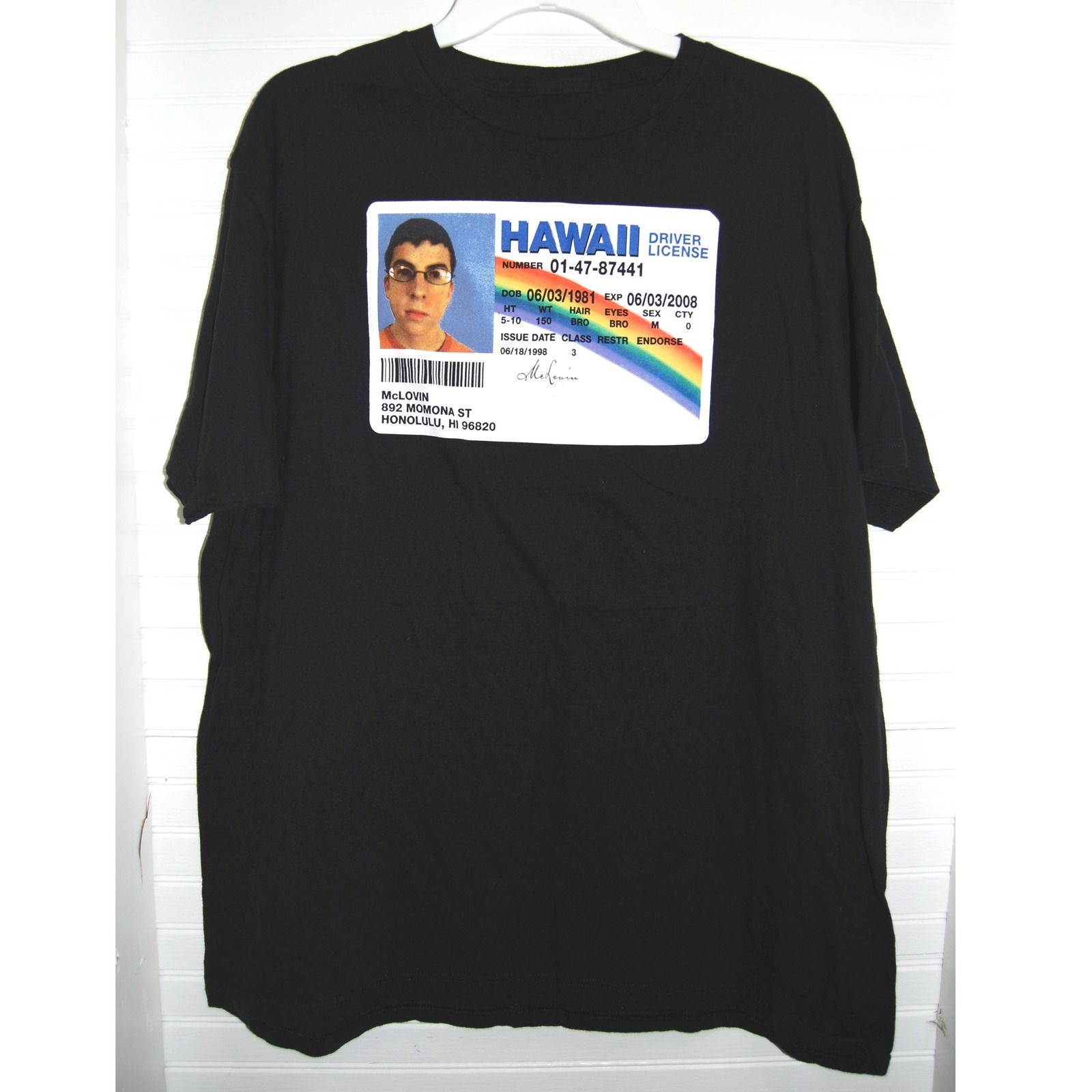 Superbad Mclovin T-Shirt Sz Xl License Ripple Junction Funny Y2k Graphic Tee